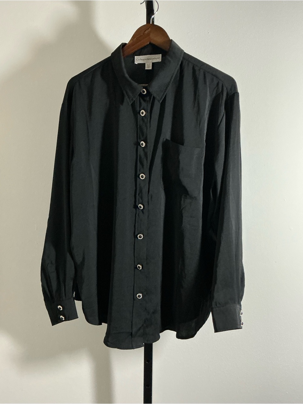Catherine Malandrino | Long-Sleeve Button-Front Blouse
